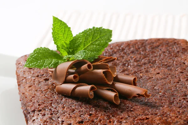 Brownie de chocolate — Foto de Stock