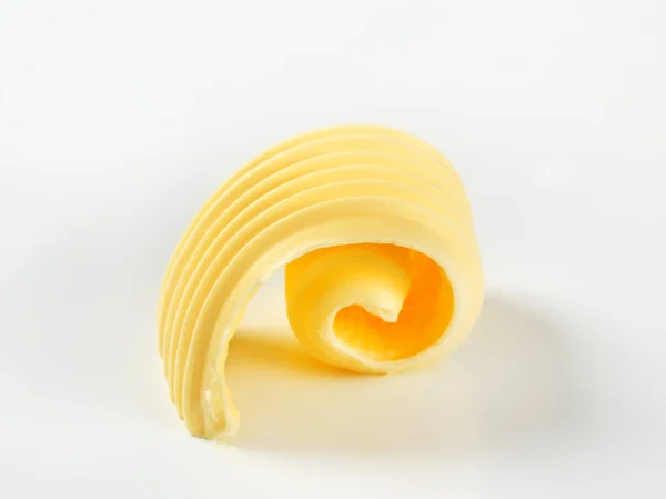 Butter curl — Stock Photo, Image