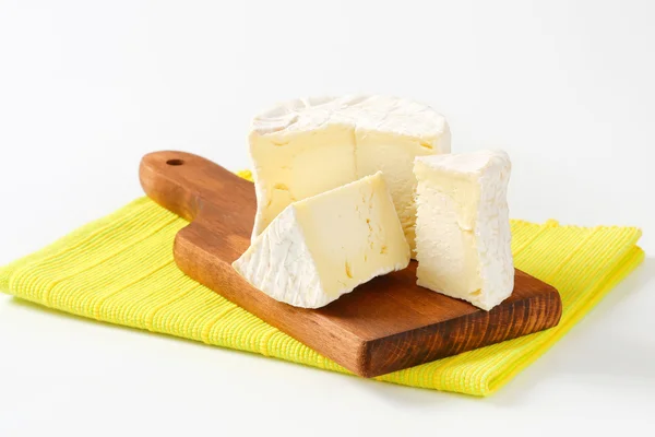 French Chaource cheese — Stock Photo, Image