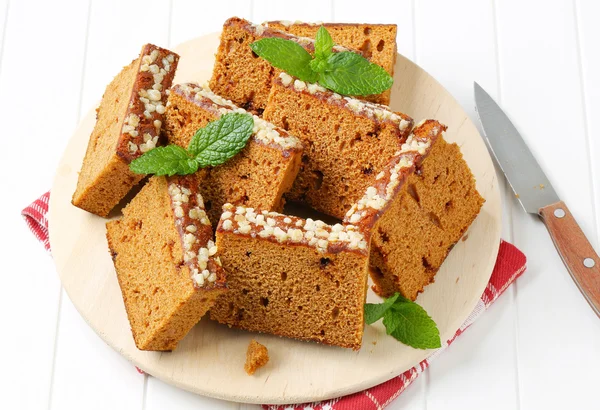 Rebanadas de pastel de especias — Foto de Stock