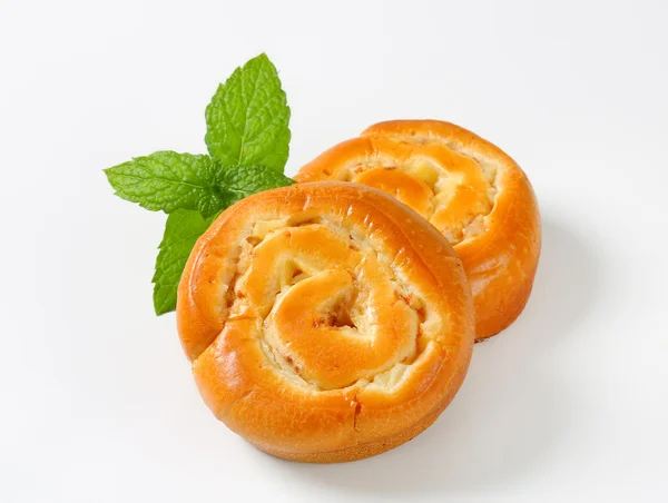 Rotoli di Apple Custard — Foto Stock