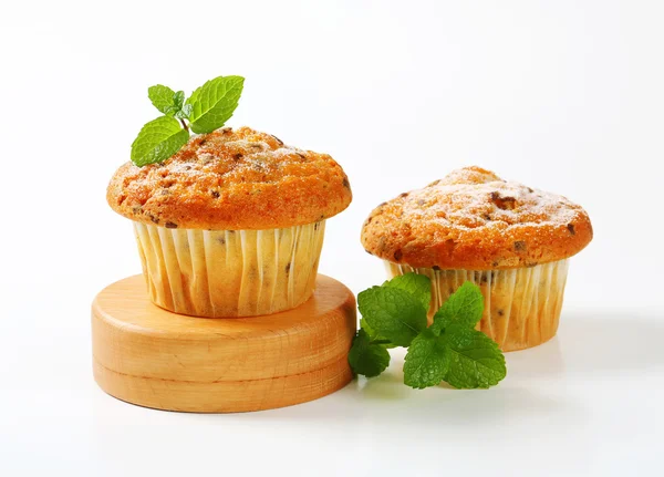 Muffins stracciatella — Fotografia de Stock