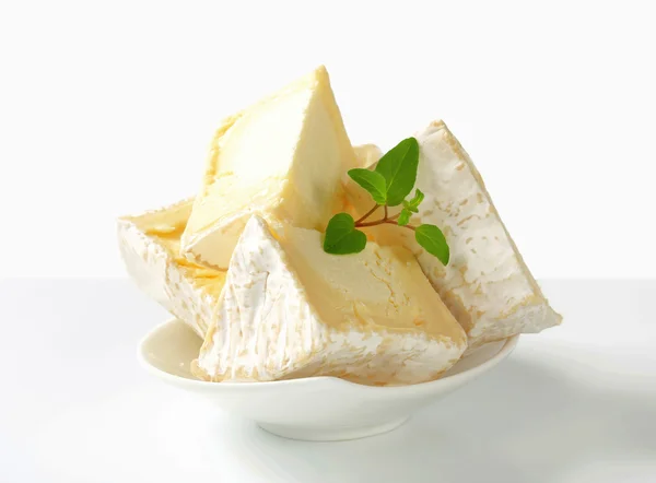 Queijo chaource — Fotografia de Stock