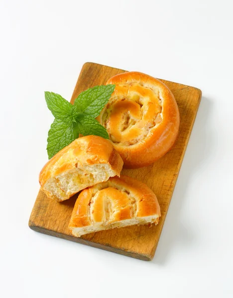 Rotoli di Apple Custard — Foto Stock