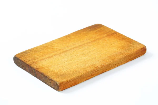 Rektangel trä skärbräda — Stockfoto
