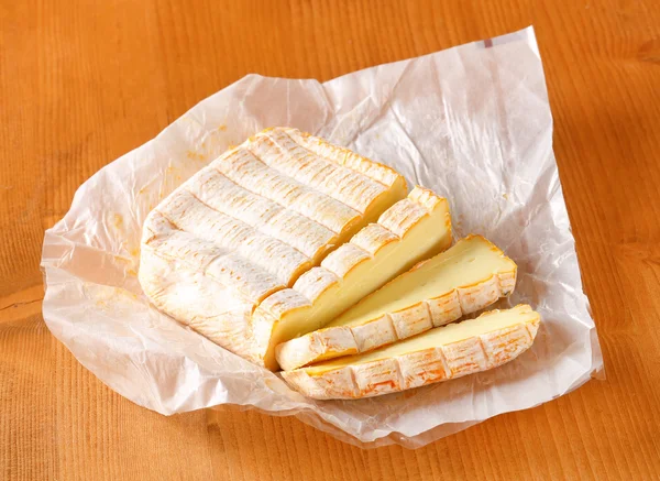 French washed rind cheese — Stock Photo, Image