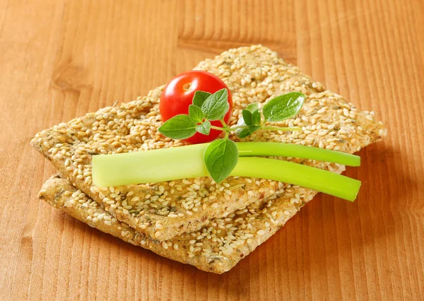 Biscoitos de sementes de sésamo — Fotografia de Stock