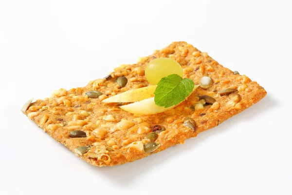 Cracker di cheddar di semi di zucca — Foto Stock