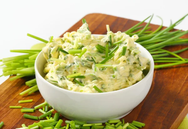 Chive butter — Stock Photo, Image