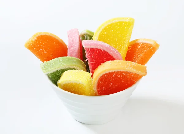 Bonbons à la gelée enduits de sucre — Photo