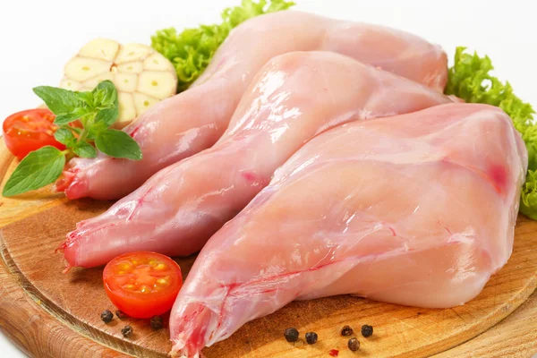 Rohes Kaninchenfleisch — Stockfoto