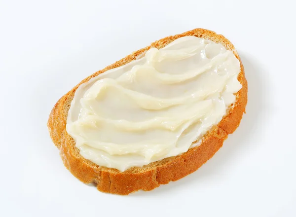 Bread with lard — Stock Photo, Image