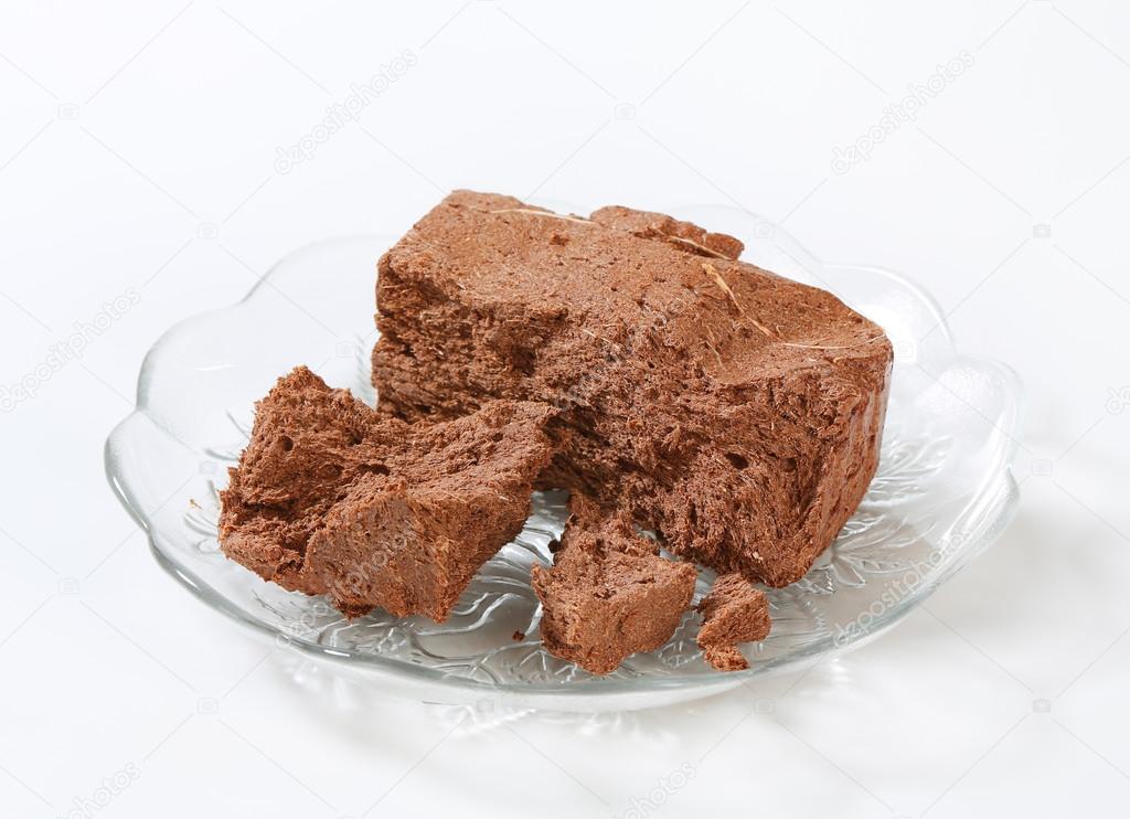 Chocolate halva — Stock Photo © ajafoto 78445620