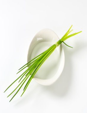 taze chives bir avuç