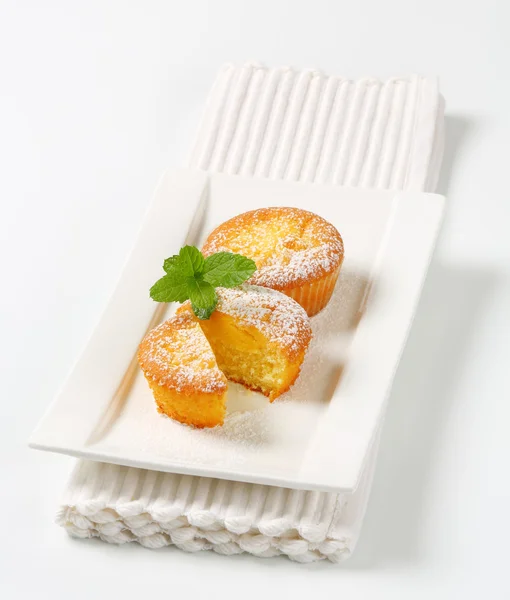 Pudding gevuld cupcakes — Stockfoto