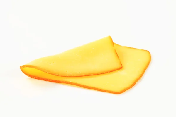 Szelet füstölt sajt — Stock Fotó