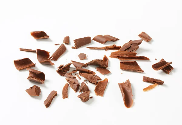 Chocolate shavings — Stock Photo, Image