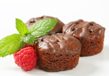 Mini çikolatalı kek