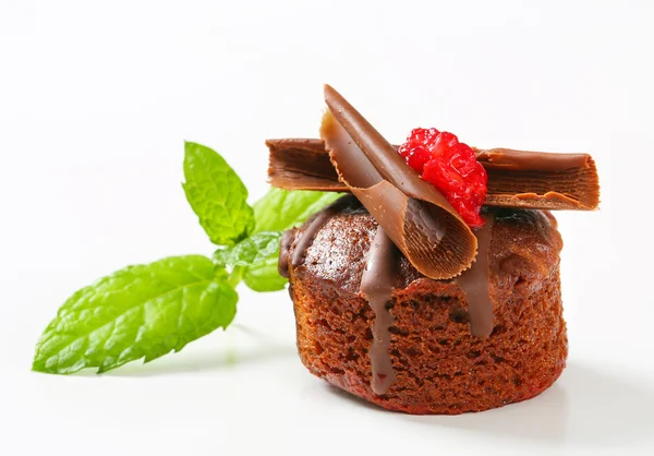 Mini chocolate dessert cake — Stock Photo, Image