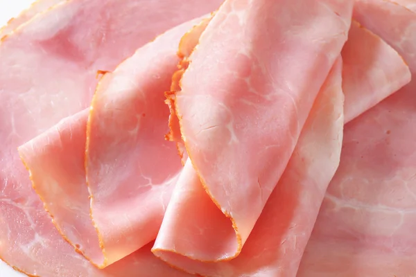 Baked ham slices — Stock Photo, Image