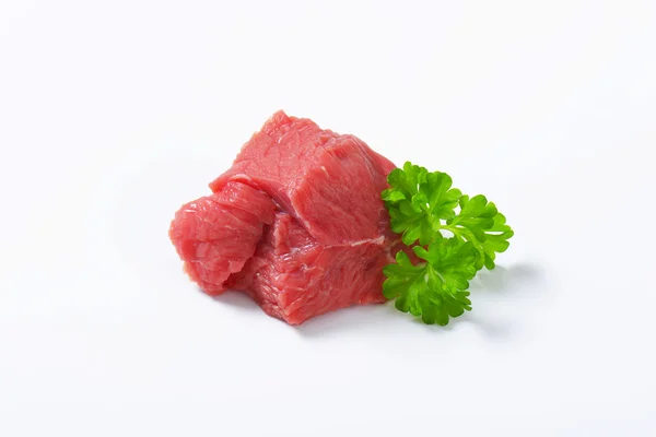 Morceau de viande de bœuf cru — Photo