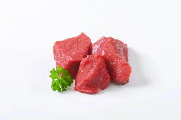 Carne a dadini — Foto Stock