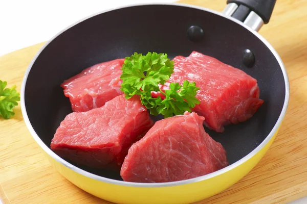 Nakrájené hovězí maso — Stock fotografie