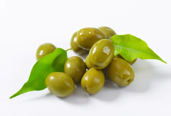 Green olives — Stock Photo, Image