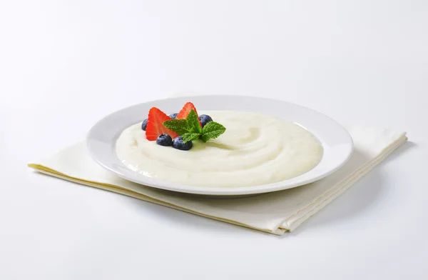 Semolina porridge — Stock Photo, Image