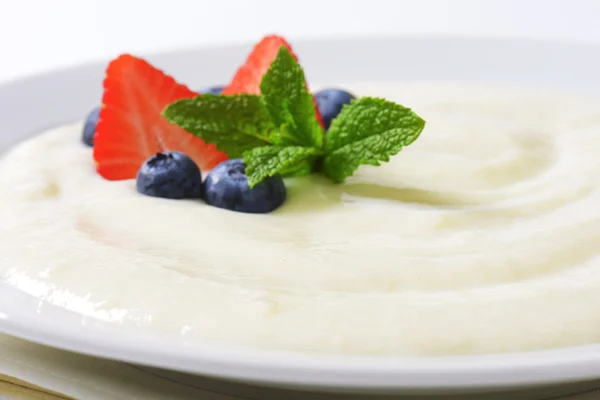 Semolina porridge — Stock Photo, Image