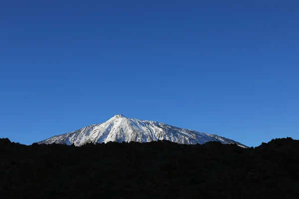 Snow-capped peak of Mount Teide — Stock Photo, Image