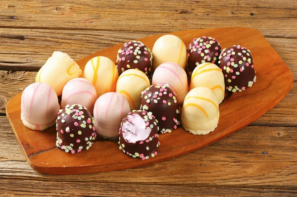 Marshmallow teacakes — Stock Photo, Image
