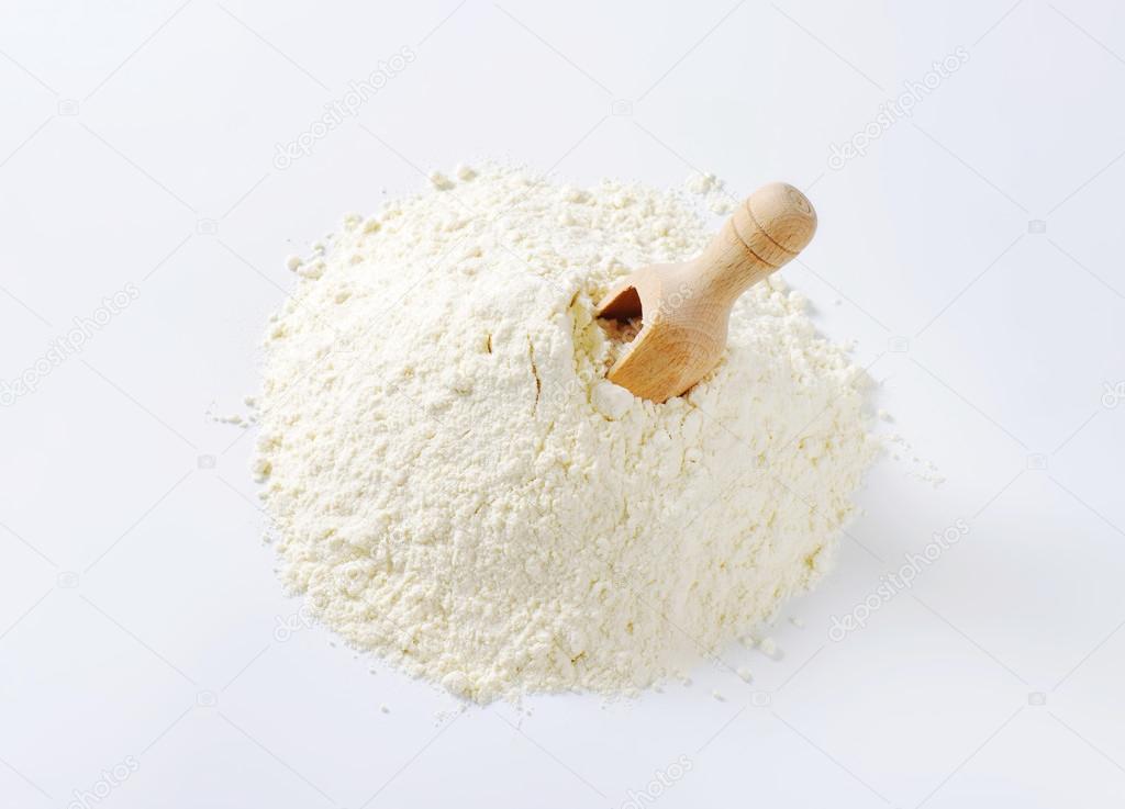 Pile of wheat flour