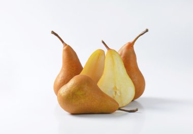 Ripe Bosc pears clipart
