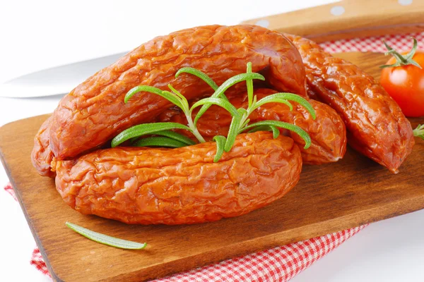 Kielbasa worstjes — Stockfoto