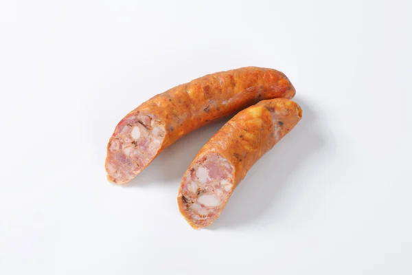 Saucisses de porc fumées — Photo