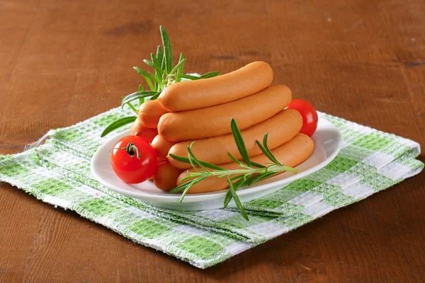 Mini Vienna sausages — Stock Photo, Image