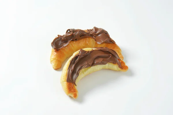 Croissant, csokoládé, vaj — Stock Fotó