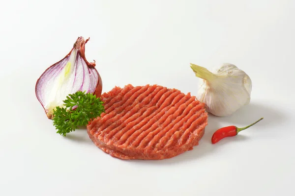 Hamburger patty — Zdjęcie stockowe