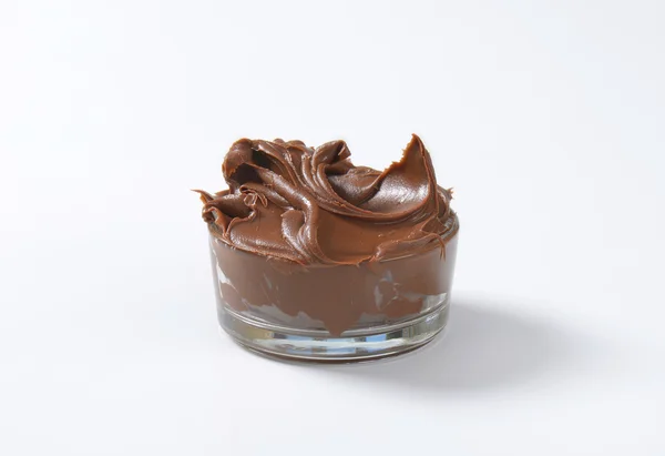 Haselnuss-Schokoladenaufstrich — Stockfoto