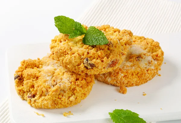 Galletas de harina de maíz y almendras desmenuzables — Foto de Stock