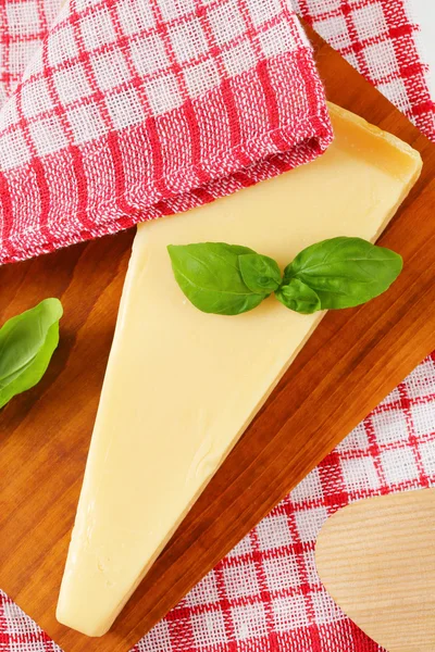 Wedge of Parmesan cheese — Stock Photo, Image