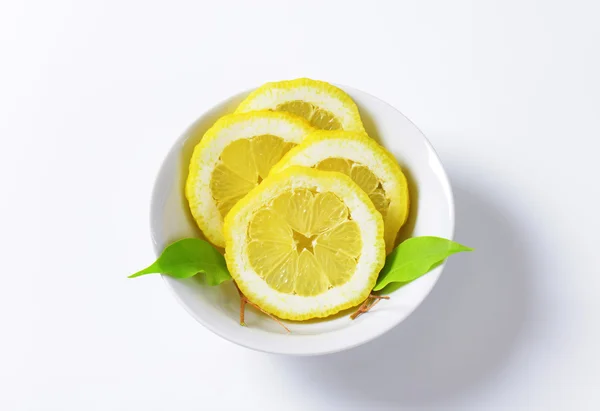 Tranches de citron frais — Photo