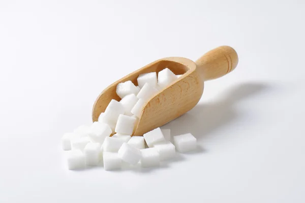 White sugar cubes — Stock Photo, Image