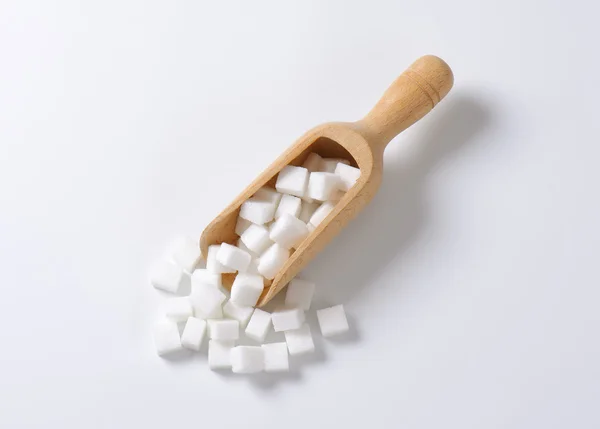 White sugar cubes — Stock Photo, Image