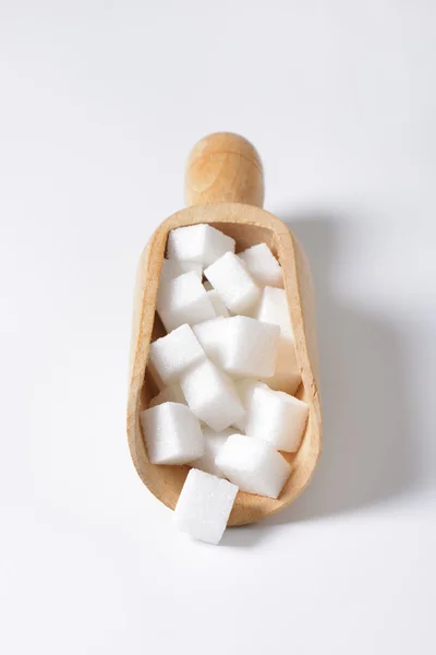 White sugar cubes — Stock Photo, Image