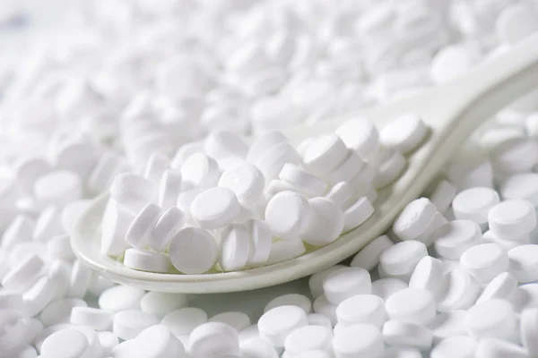 Tabletten mit künstlichem Süßstoff — Stockfoto