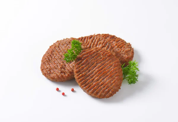 Sığır eti Burger köftesi — Stok fotoğraf