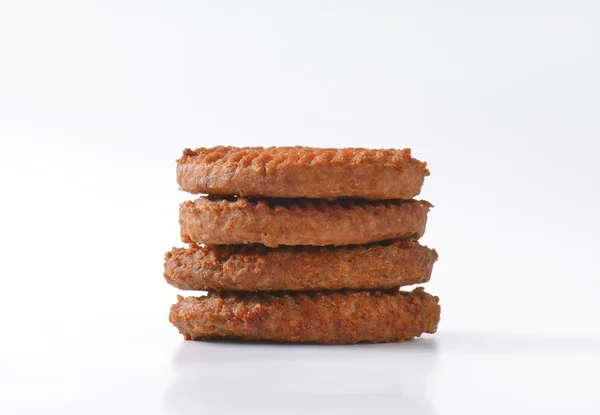 Carne hamburguesa Patties —  Fotos de Stock