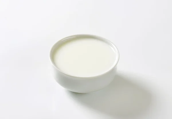 Schüssel mit frischer Milch — Stockfoto